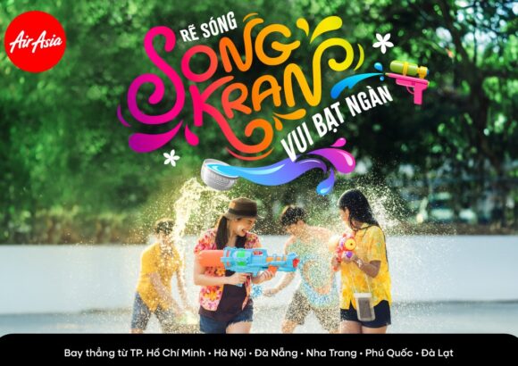 Rẽ sóng Songkran – Vui bật ngàn cùng AirAsia!